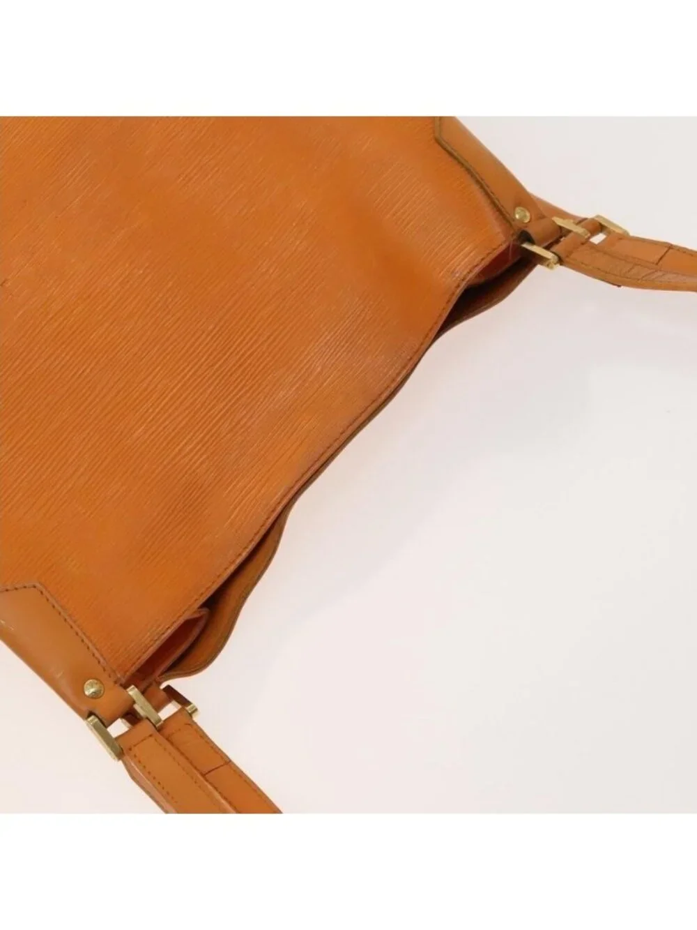 Authentic LOUIS VUITTON Epi Mandala MM Shoulder Bag Orange Mandarin M5889H LV